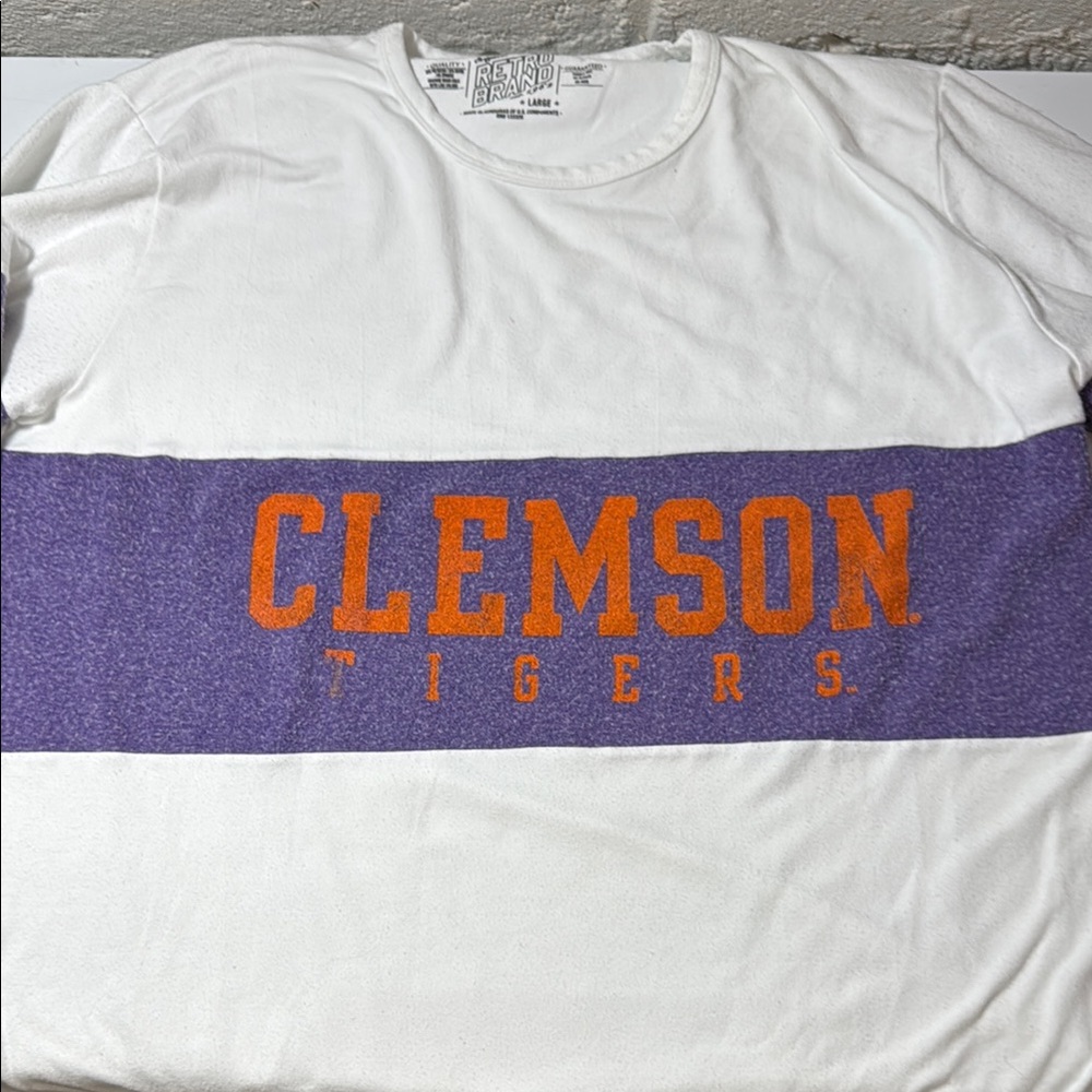 White and Purple Long Sleeve Tees